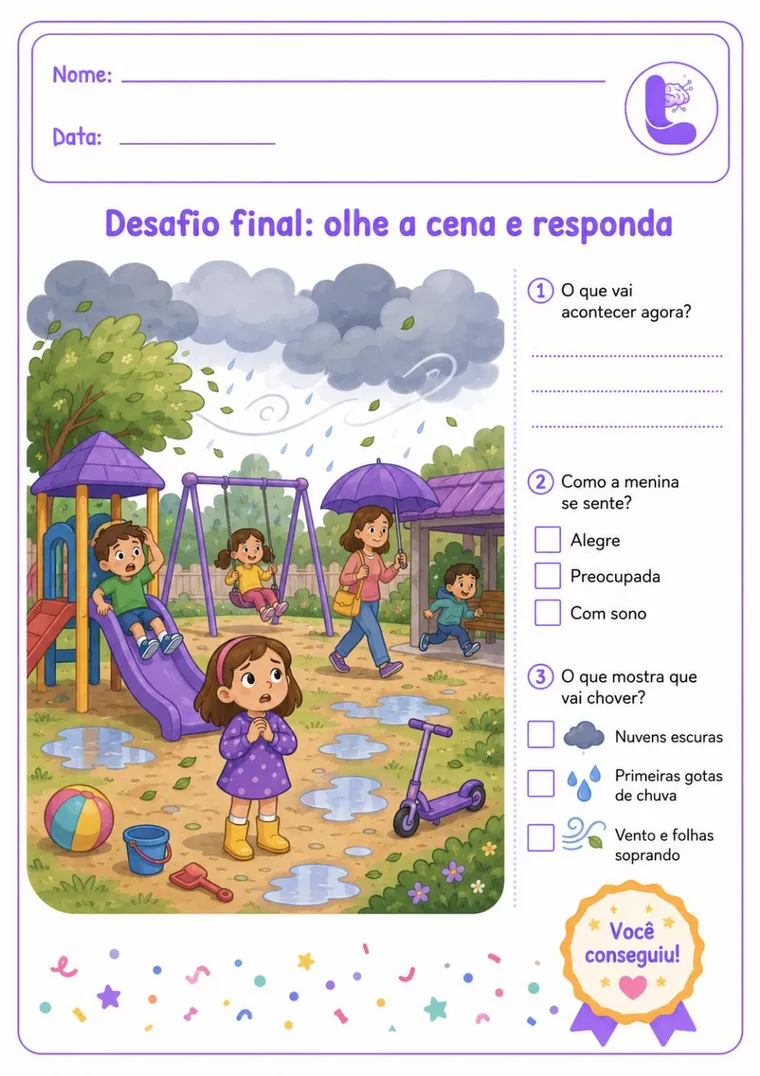 Exemplo de atividade: TEA